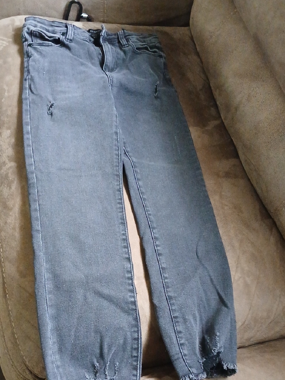 Kendall & Kylie Women's Charcoal Skinny Jeans